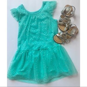 NWOT Foil Dot Tulle Dress